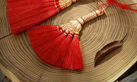 Lucky Palm Broom – Housewarming, Grand Opening & Home Blessing Gift