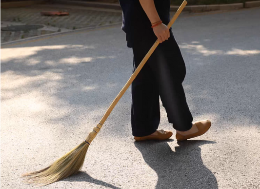 Halloween Broomstick - Cosplay Prop & Roof Dusting Broom